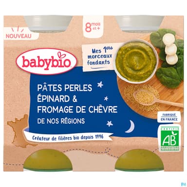 BABYBIO B/N PATE/EPIN/FROM 2X200G