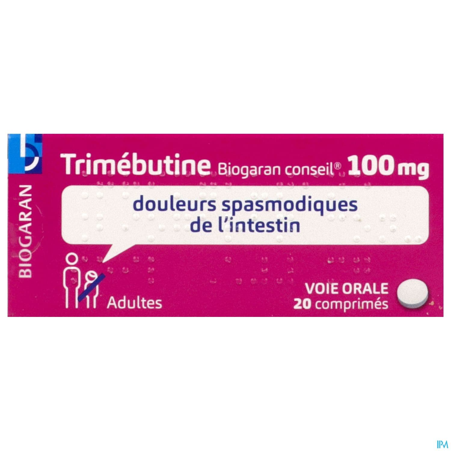 TRIMEBUTINE 100MG BIOG CONS CPR 20