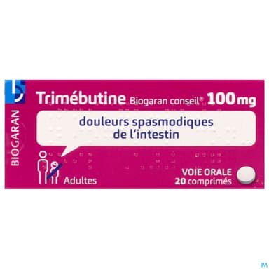 TRIMEBUTINE 100MG BIOG CONS CPR 20