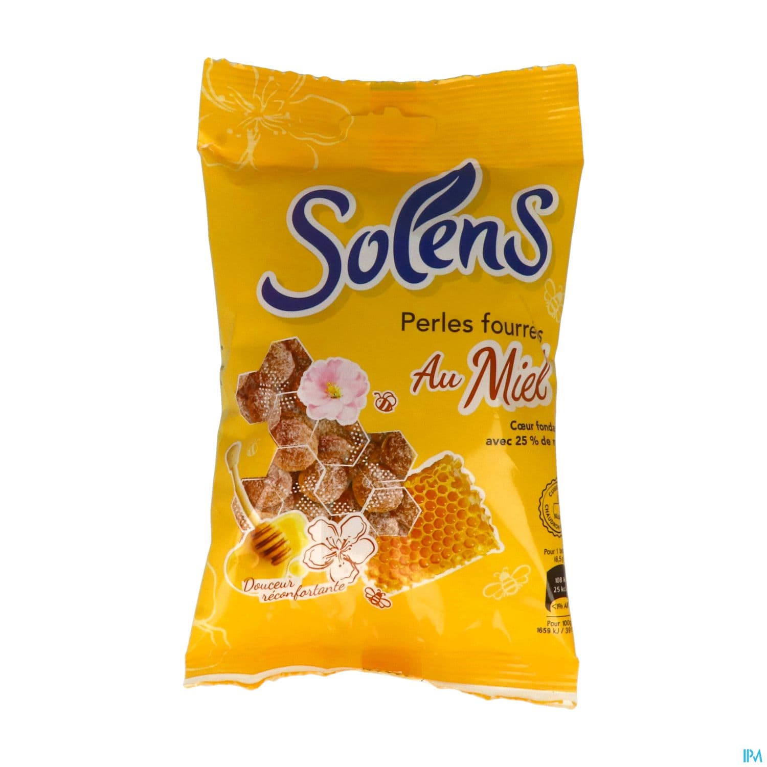 SOLENS PERLE FOURREE MIEL SACH100G