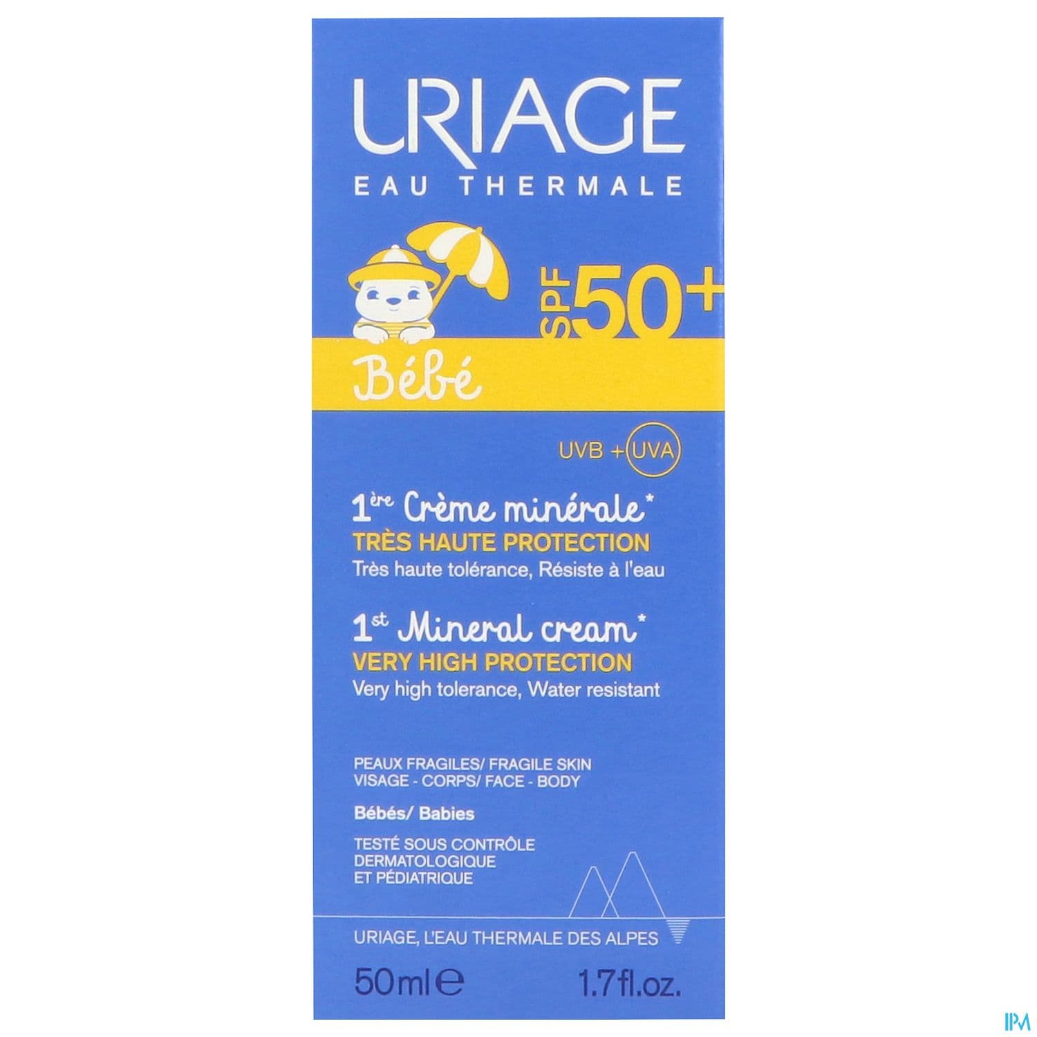 URIAGE BEBE 1ERE CR MIN SPF50 50ML