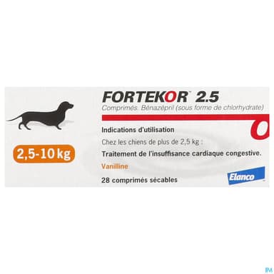 FORTEKOR 2,5 CHAT/CHIEN CPR 28