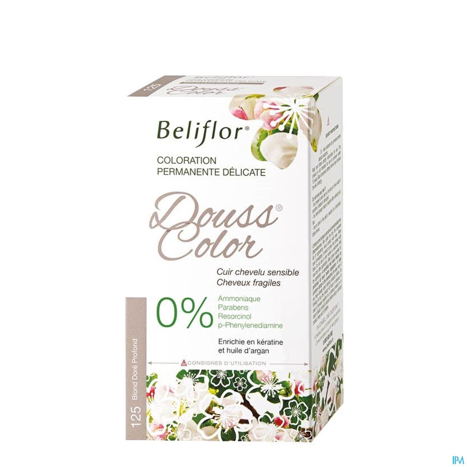 Beliflor Dousscolor 125 Blond Dore Profond 131ml — Pharmacie Pharmavance Gambetta