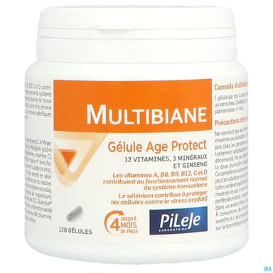 Pileje Multibiane Age Protect Gelule 120