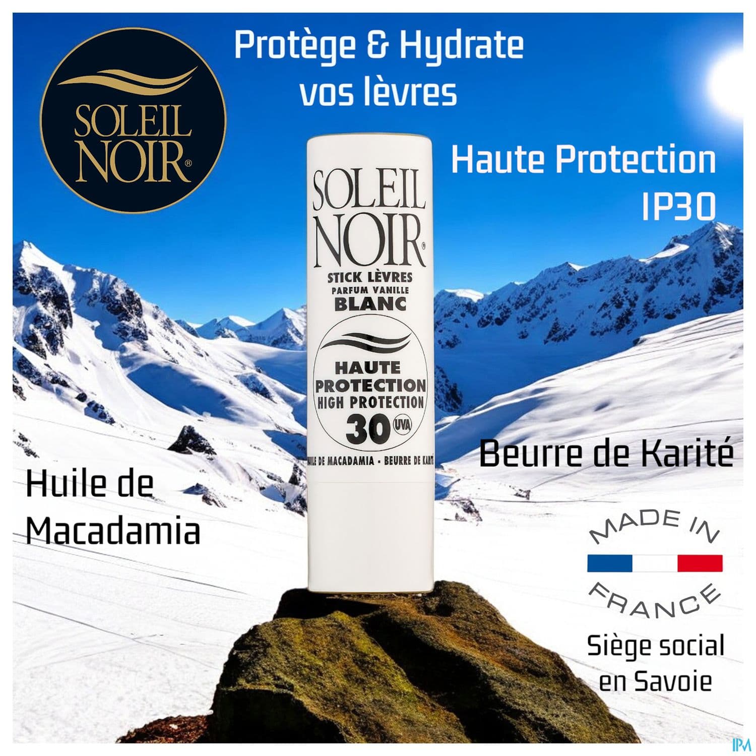 Soleil Noir Stick Levres N26 Blanc Ip30 4g