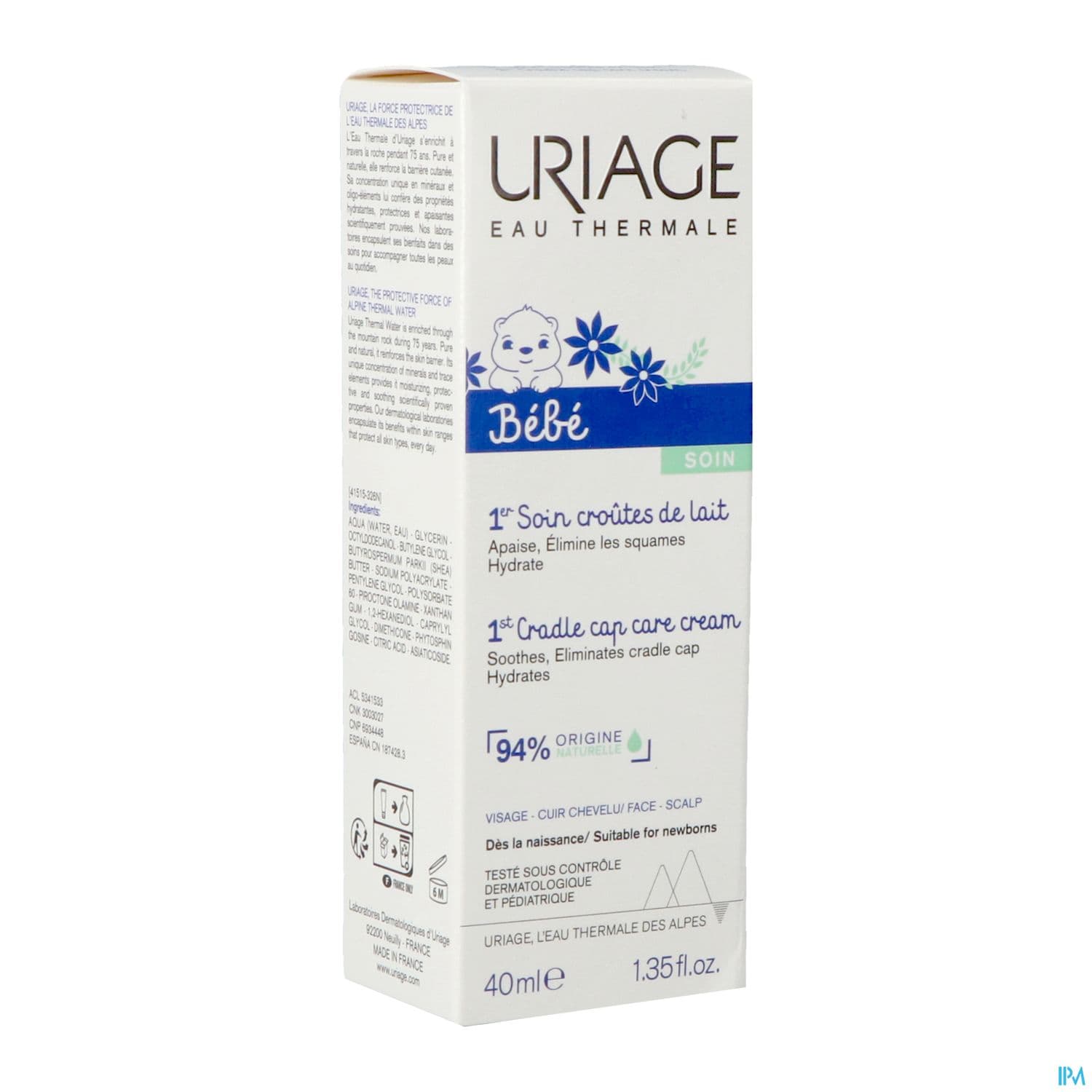 URIAGE BEBE 1ER SOIN CROUT LAIT40