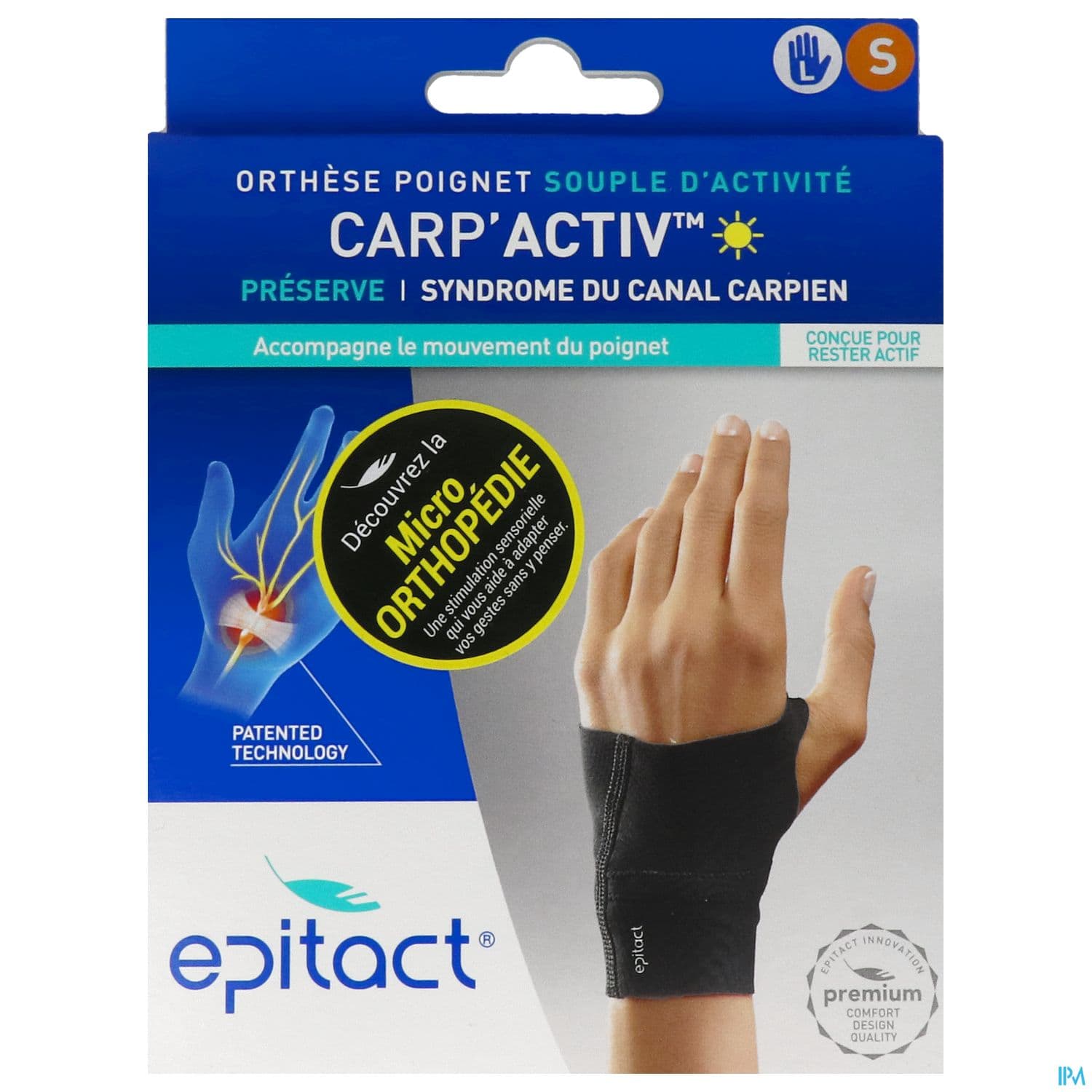Epitact Carp Activ Orthese Poignet Gauche S