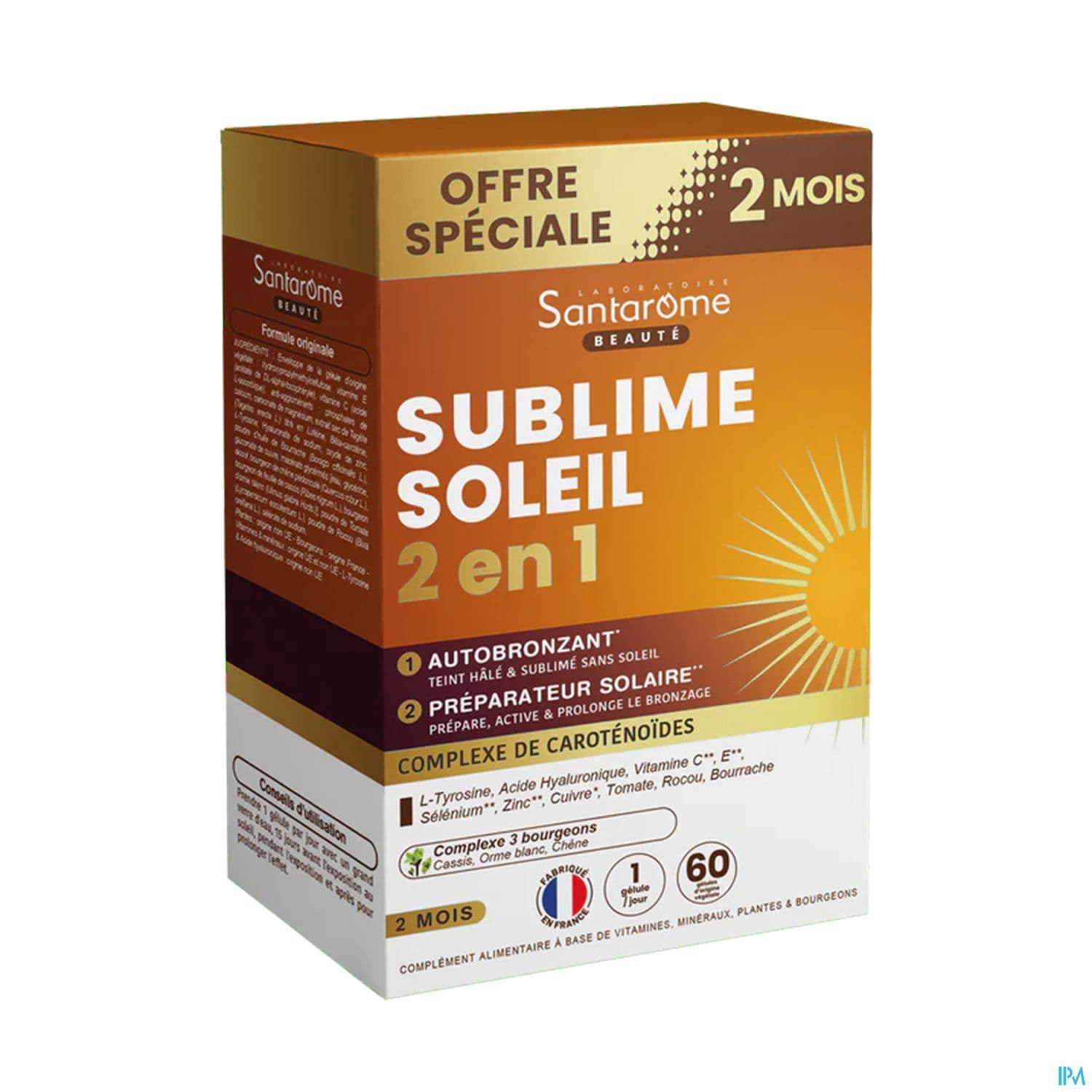 Santarome Sublime Soleil 2en1 Gelule 60