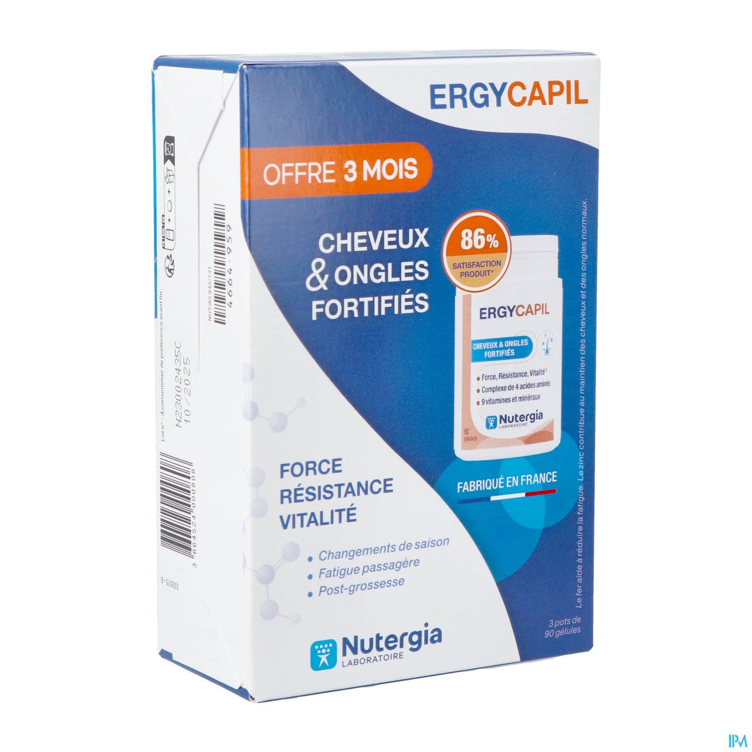 ERGYCAPIL GELULE 3X90