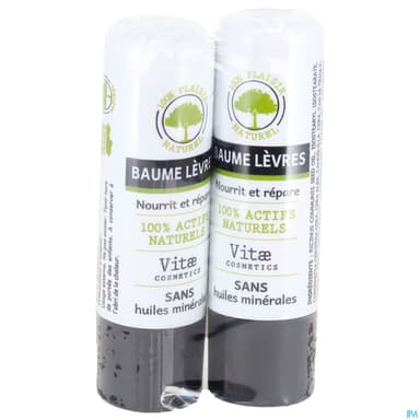 Vitae Cosmetics Baume Levres Karite X2