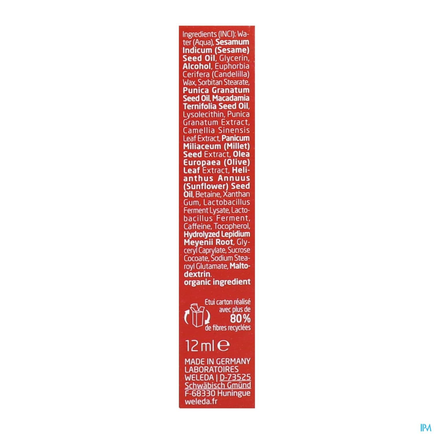 WELEDA CONT YEUX GRENADE MACA 12ML