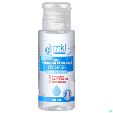 MKL GEL HYDROALCOOLIQ NEUTRE 30ML