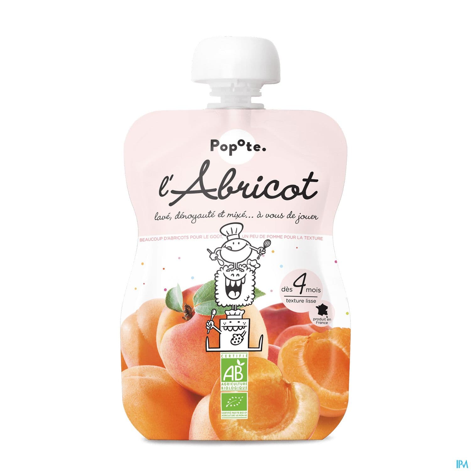 POPOTE COMPOTE ABRICOT 120G