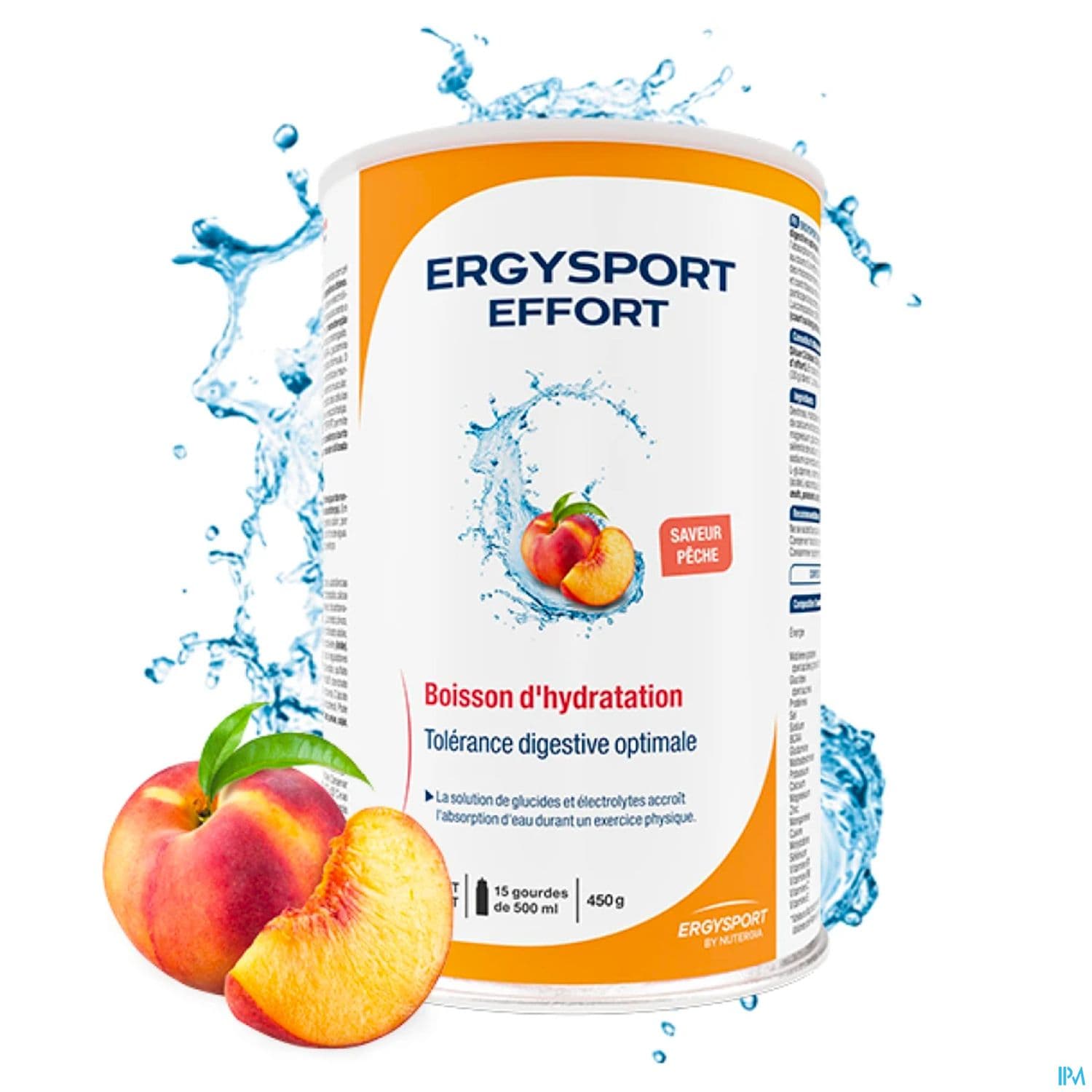 Nutergia Ergysport Effort Peche Poudre 450g