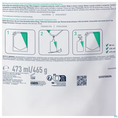Cerave Eco Recharge Gel Moussant 473ml
