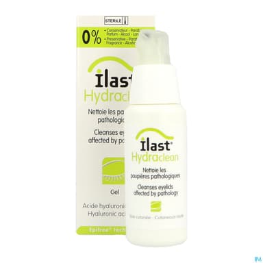 Ilast Hydra Gel Nettoyant Paupieres Cils 50ml