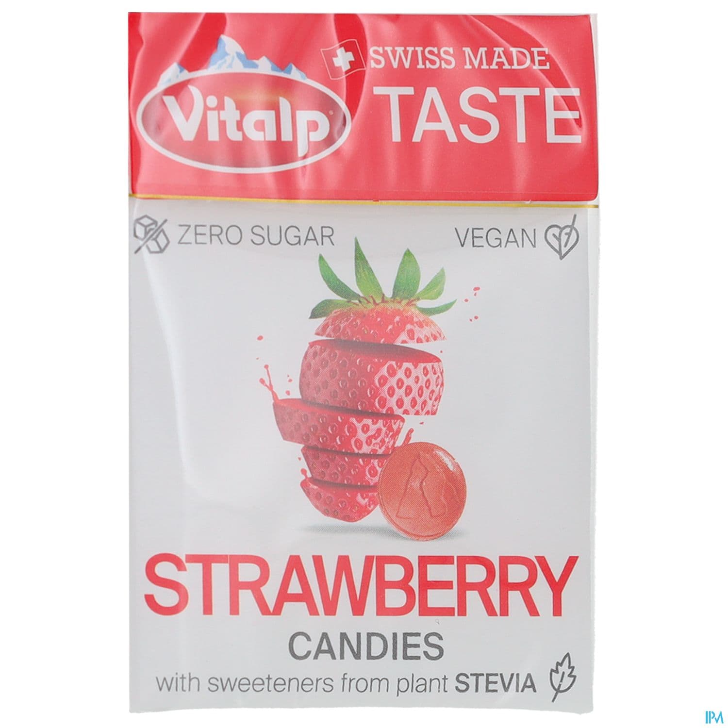 Vitalp Bonbons Sans Sucre Fraise 25g