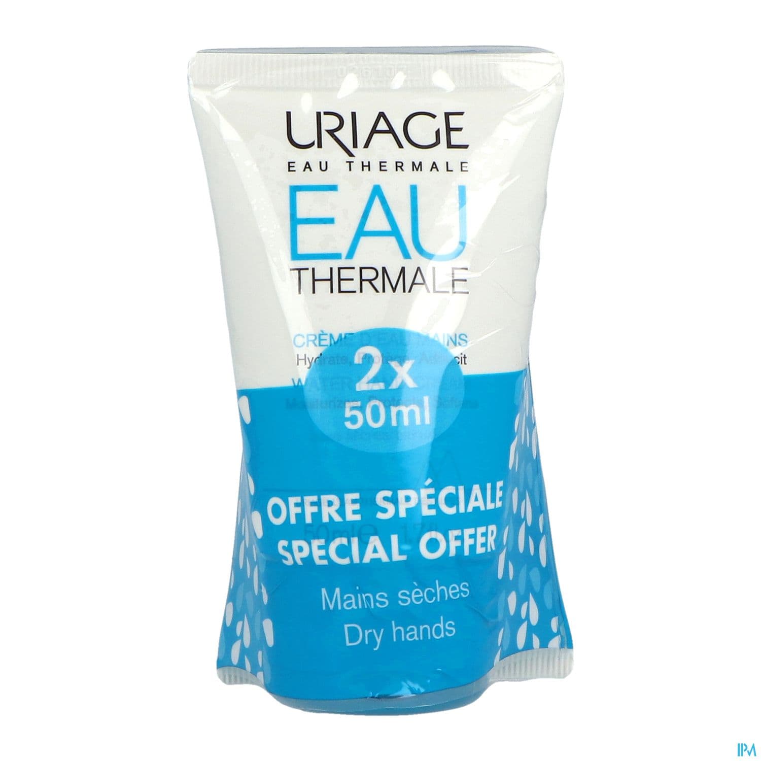 URIAGE CR D'EAU MAIN 50ML X2