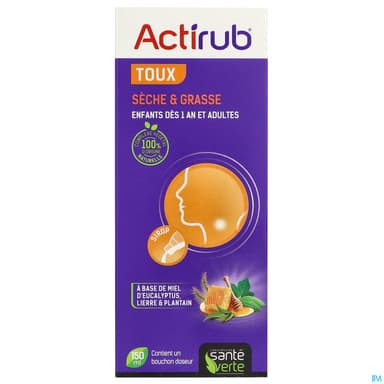 ACTIRUB SANTE VERTE SRP TOUX 150ML
