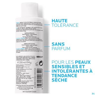 La Roche Posay Toleriane Dermo Nettoyant Fluide 200ml