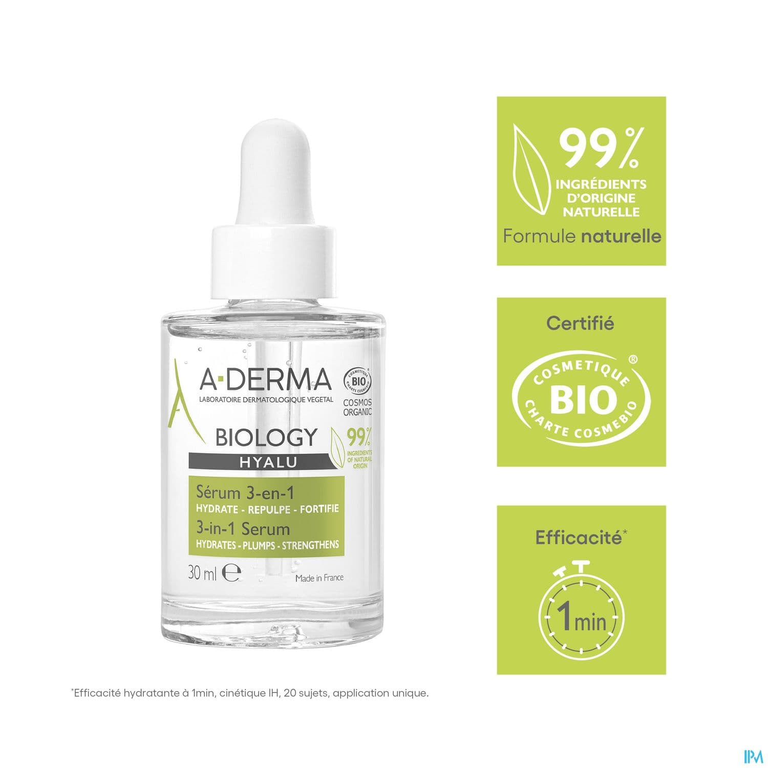 A-DERMA HYALU SERUM 3EN1 30ML