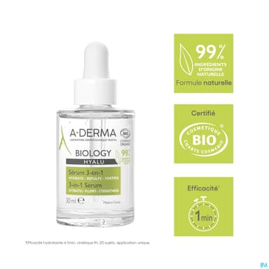 A-DERMA HYALU SERUM 3EN1 30ML
