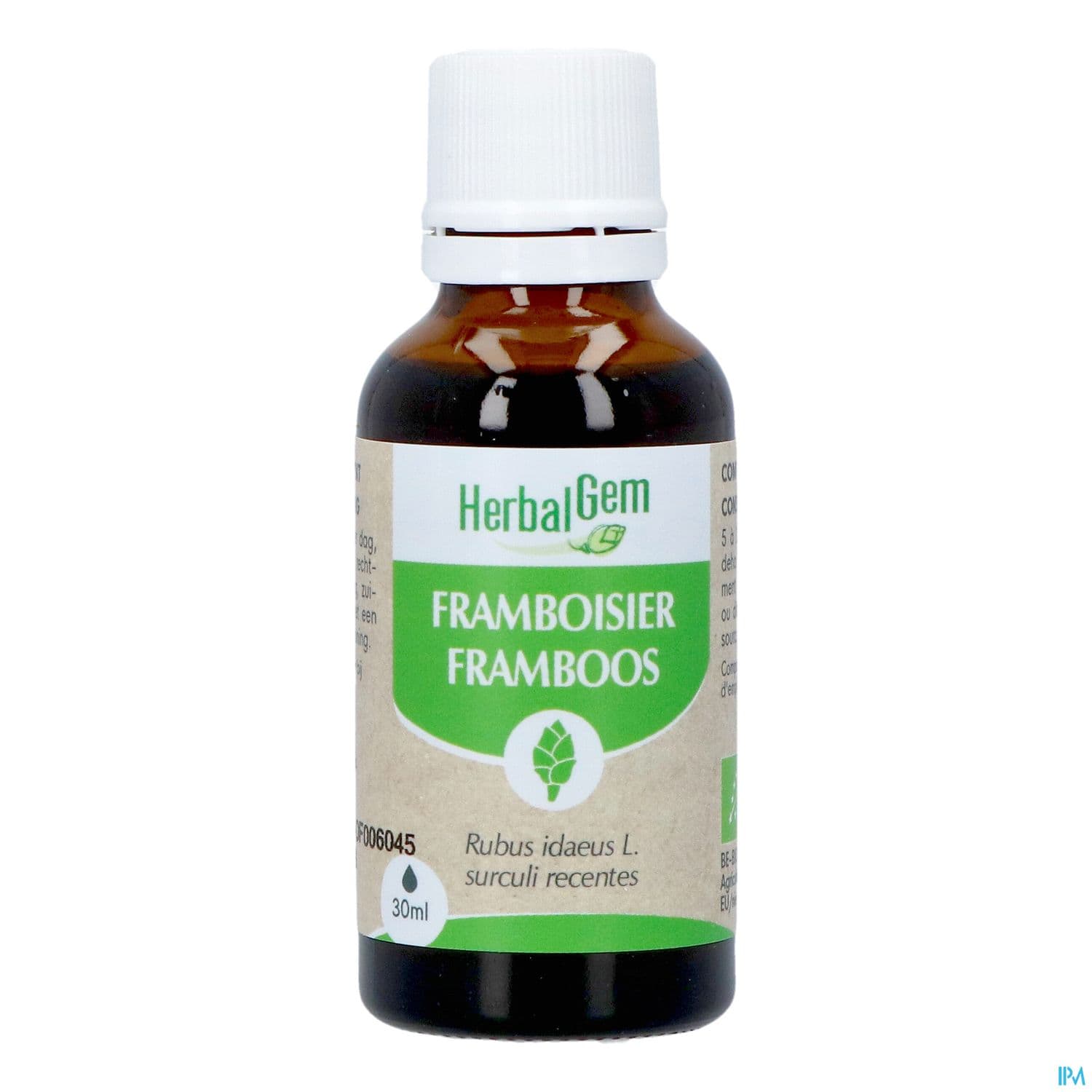 Herbalgem Framboisier Bourgeon Macerat Gl Bio 30ml