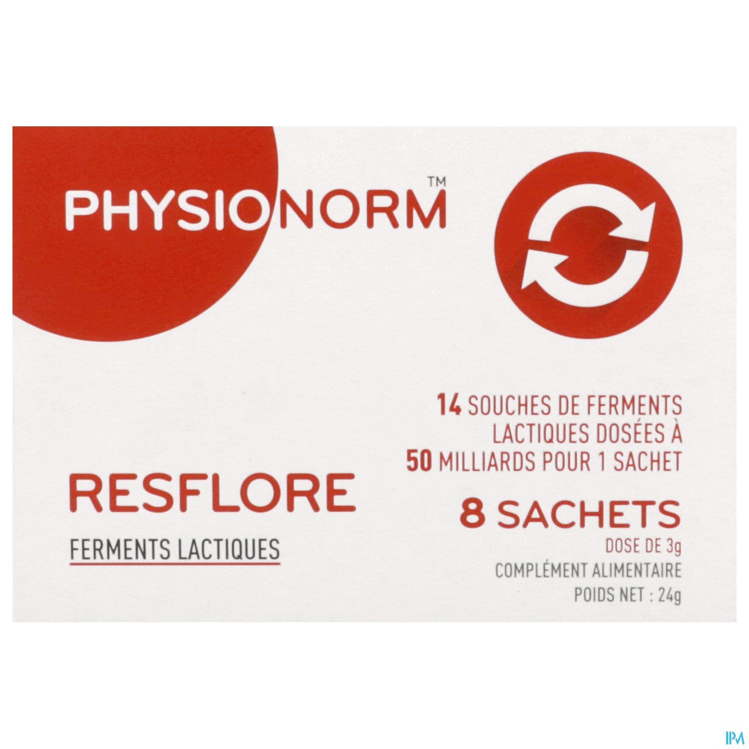 Physionorm Resflore Poudre Sachet 3g X8
