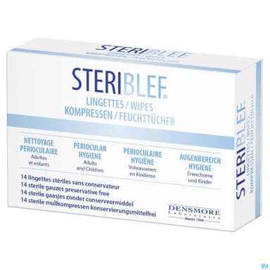 Densmore Steriblef Lingette Perioculaire 14