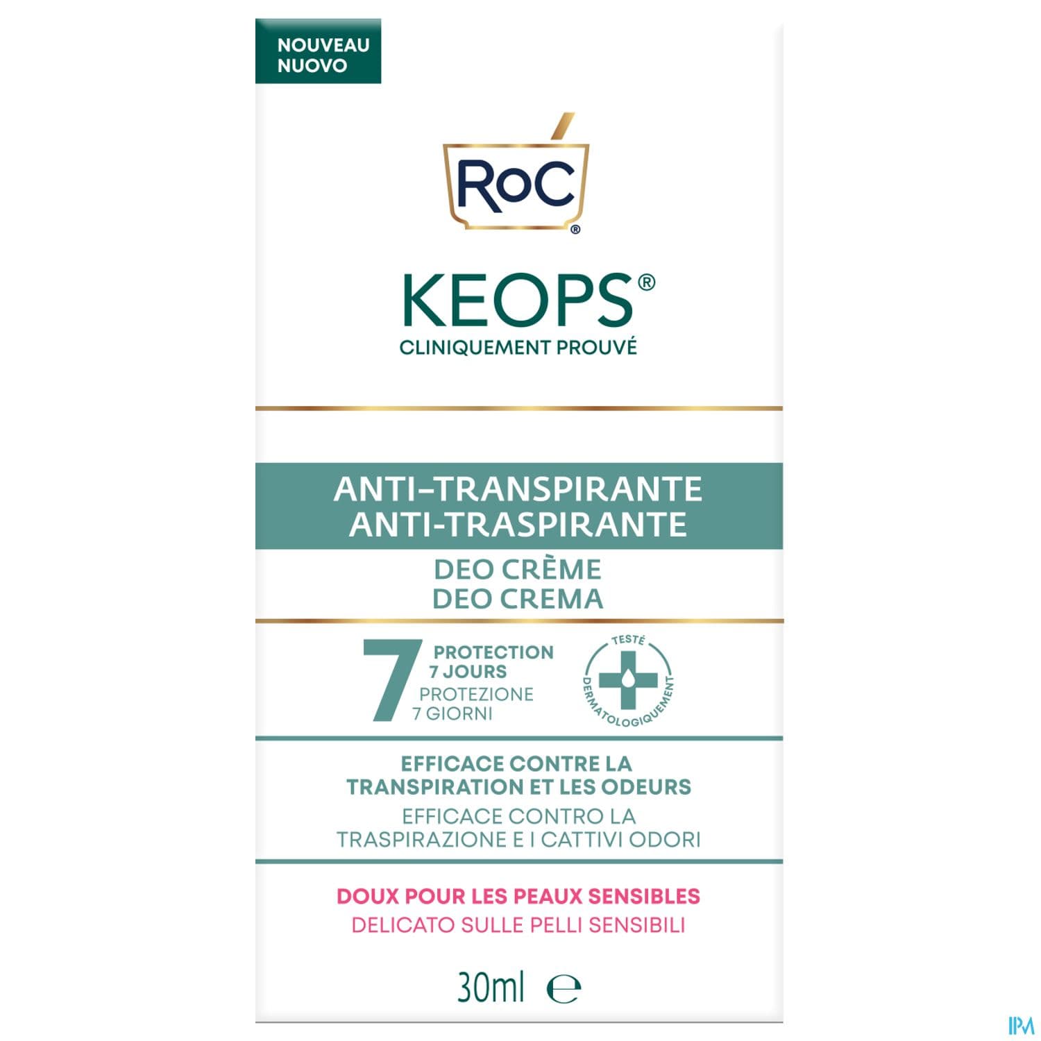 Roc Keops Deodorant Creme 30ml
