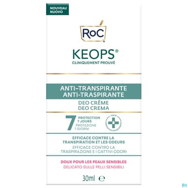 Roc Keops Deodorant Creme 30ml