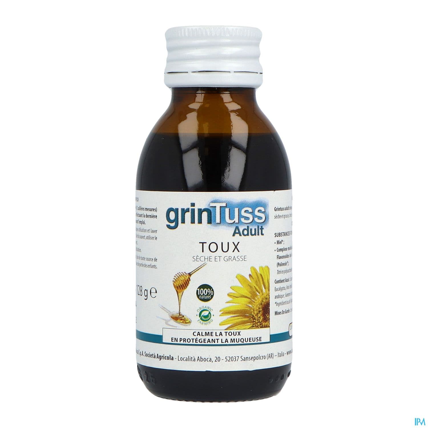 GRINTUSS TOUX SIROP ADULTE 128G