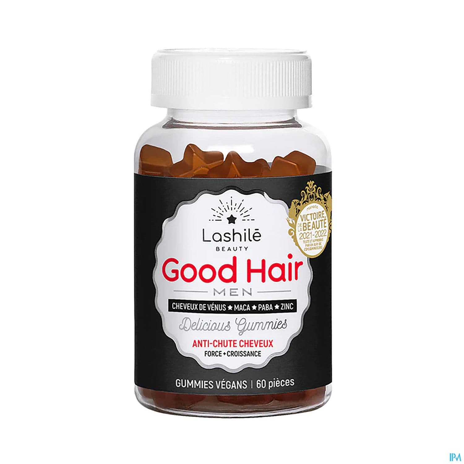 Lashile Beauty Good Hair Men Gummies 60