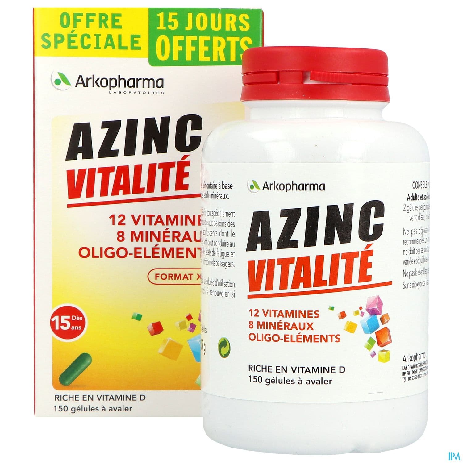 AZINC VITALITE AD GELUL120+30