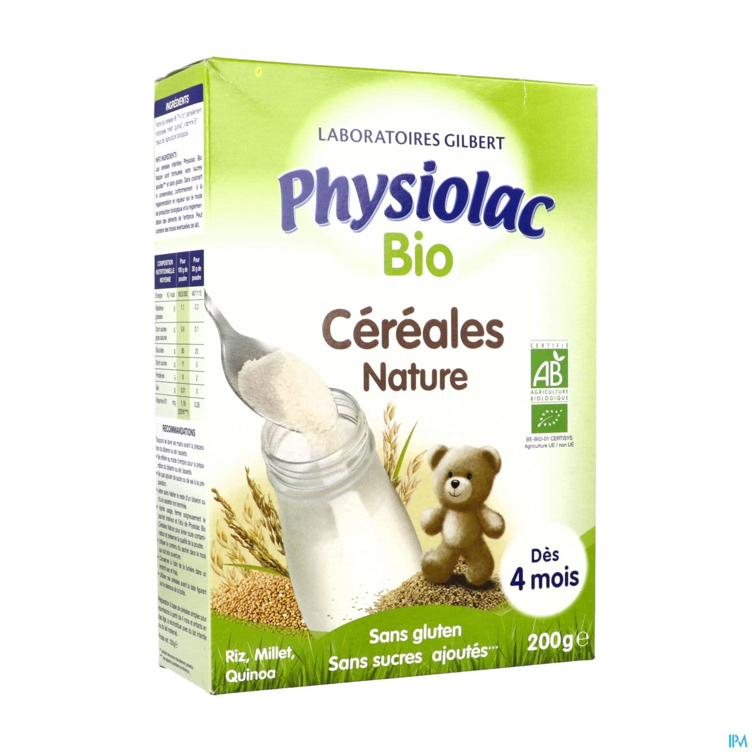 PHYSIOLAC CEREALE BIO 200G