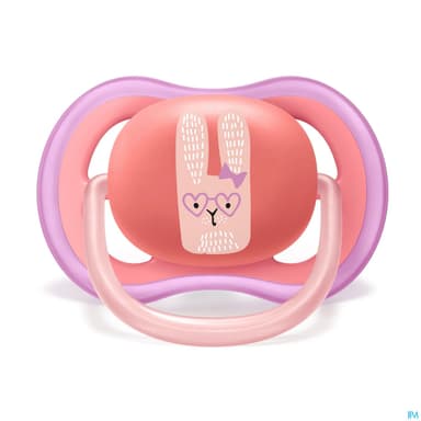 Avent Sucette Ultra Air Duo Jour Nuit Deco +18mois X2