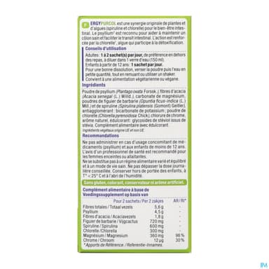 ERGYPURCOL DETOX COLON SACH 20