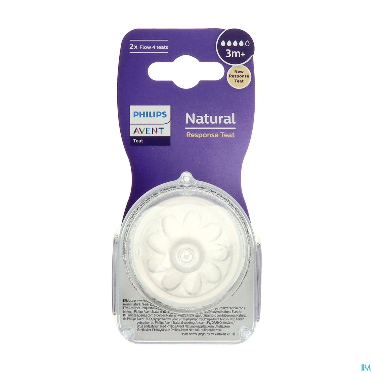 TETINE AVENT NAT RESPONSE T4 X2