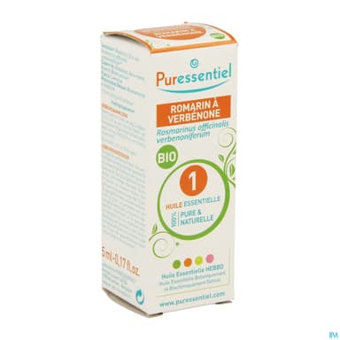 Puressentiel Huile Essentielle Romarin Verbenone Bio 5ml