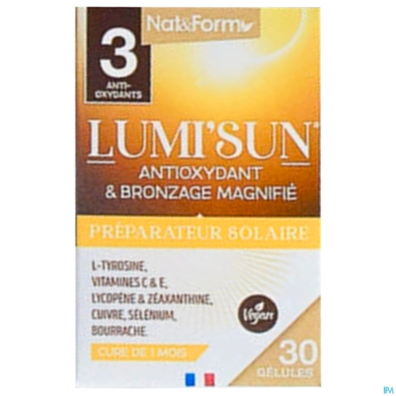 NAT&FORM LUMI'SUN PREP SOL GELU 30