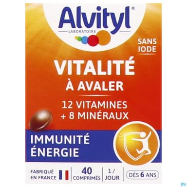 Alvityl Vitalite A Avaler Comprime 40