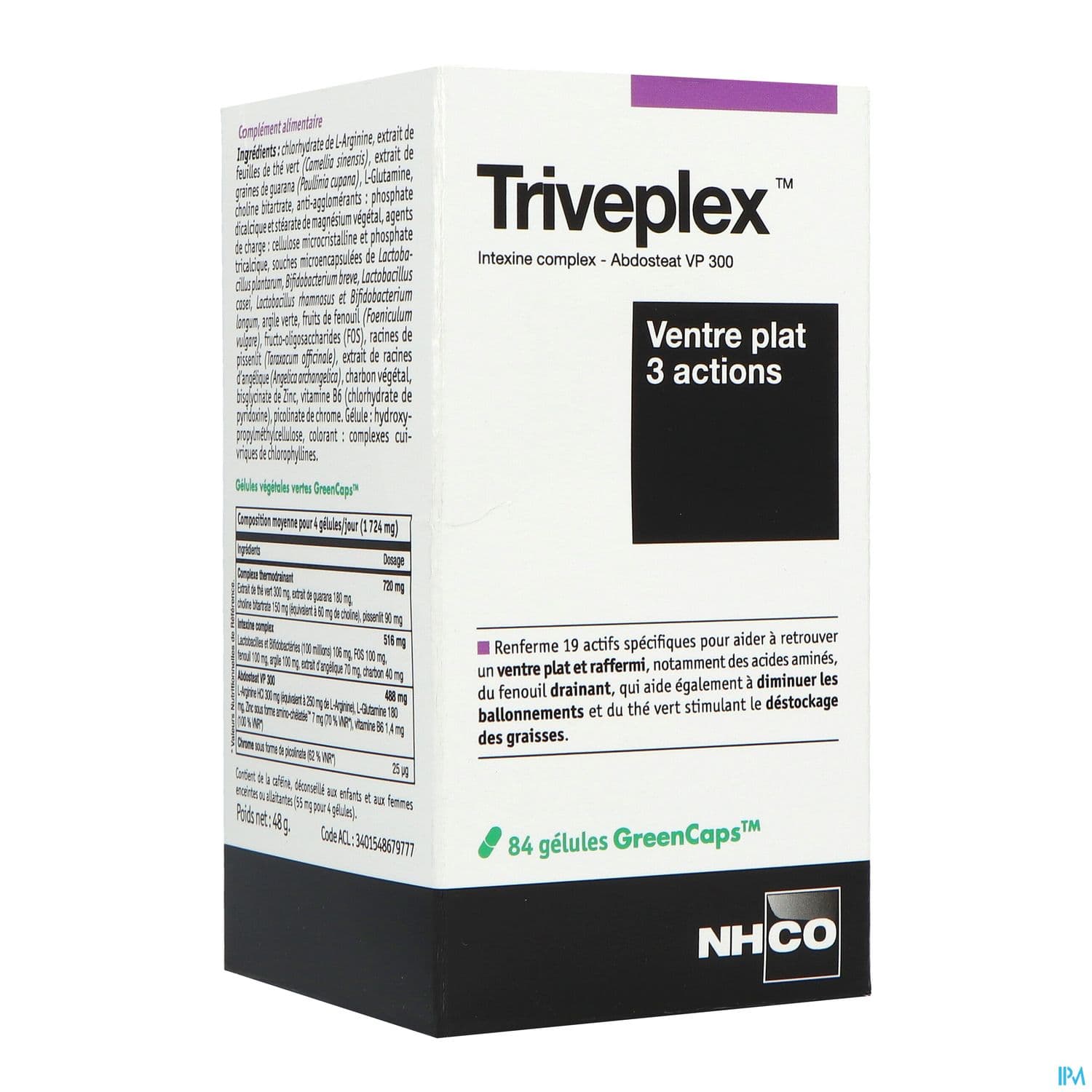 Nhco Triveplex Ventre Plat Gelule 84
