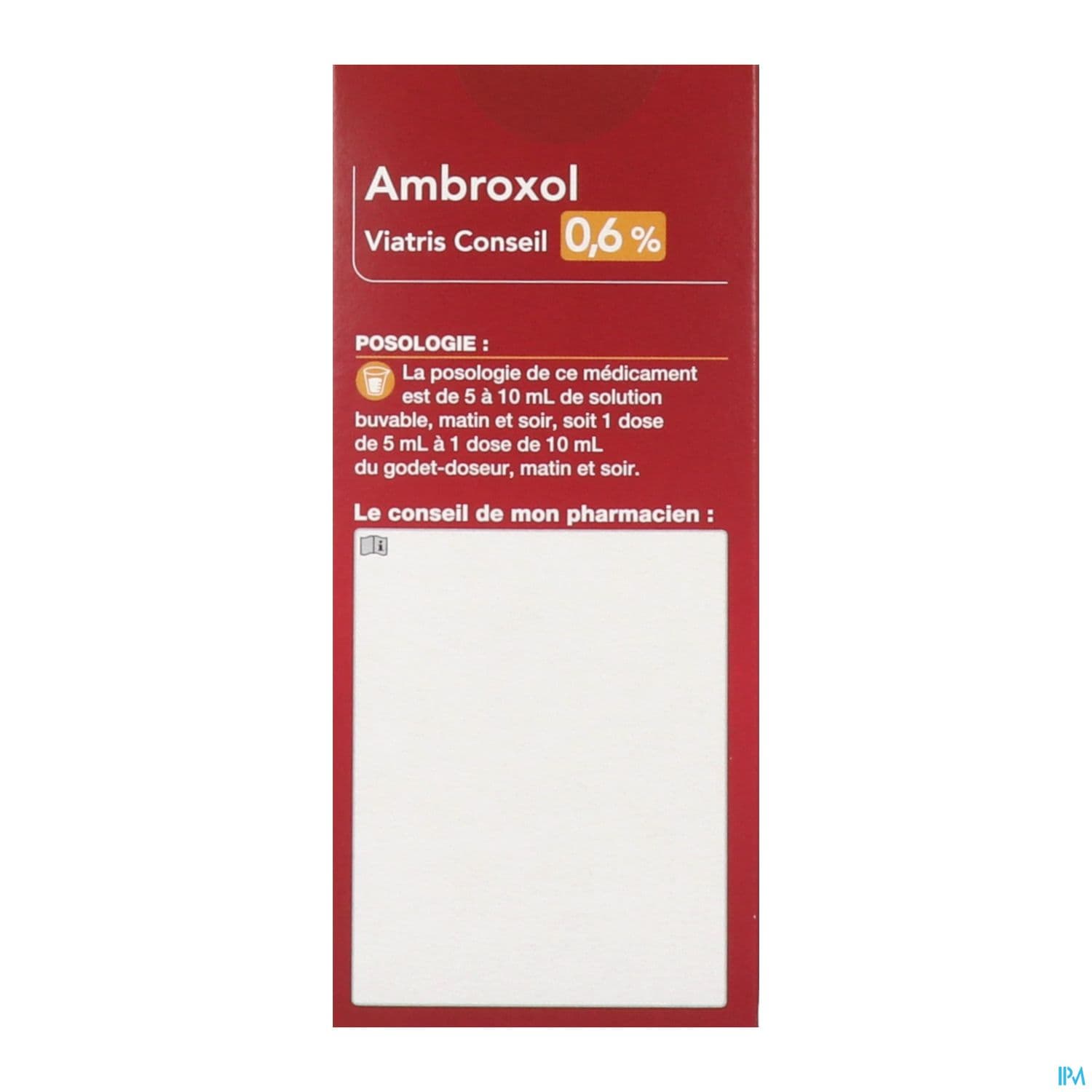 Ambroxol Viatris 0.6% Solution Buvable 150ml + Gobel