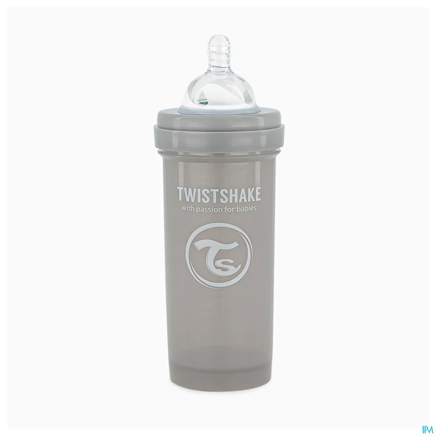 TWISTSHAKE BIB 260ML GRIS PAST 2M+