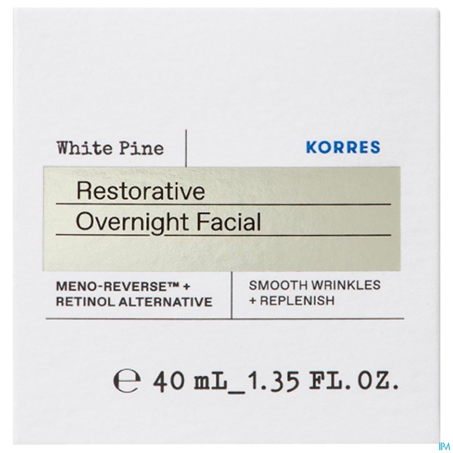 Korres Pin Blanc Creme Nuit Regenerante 40ml