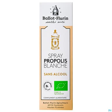 Ballot Flurin Spray Propolis Sans Alcool Bio 15ml
