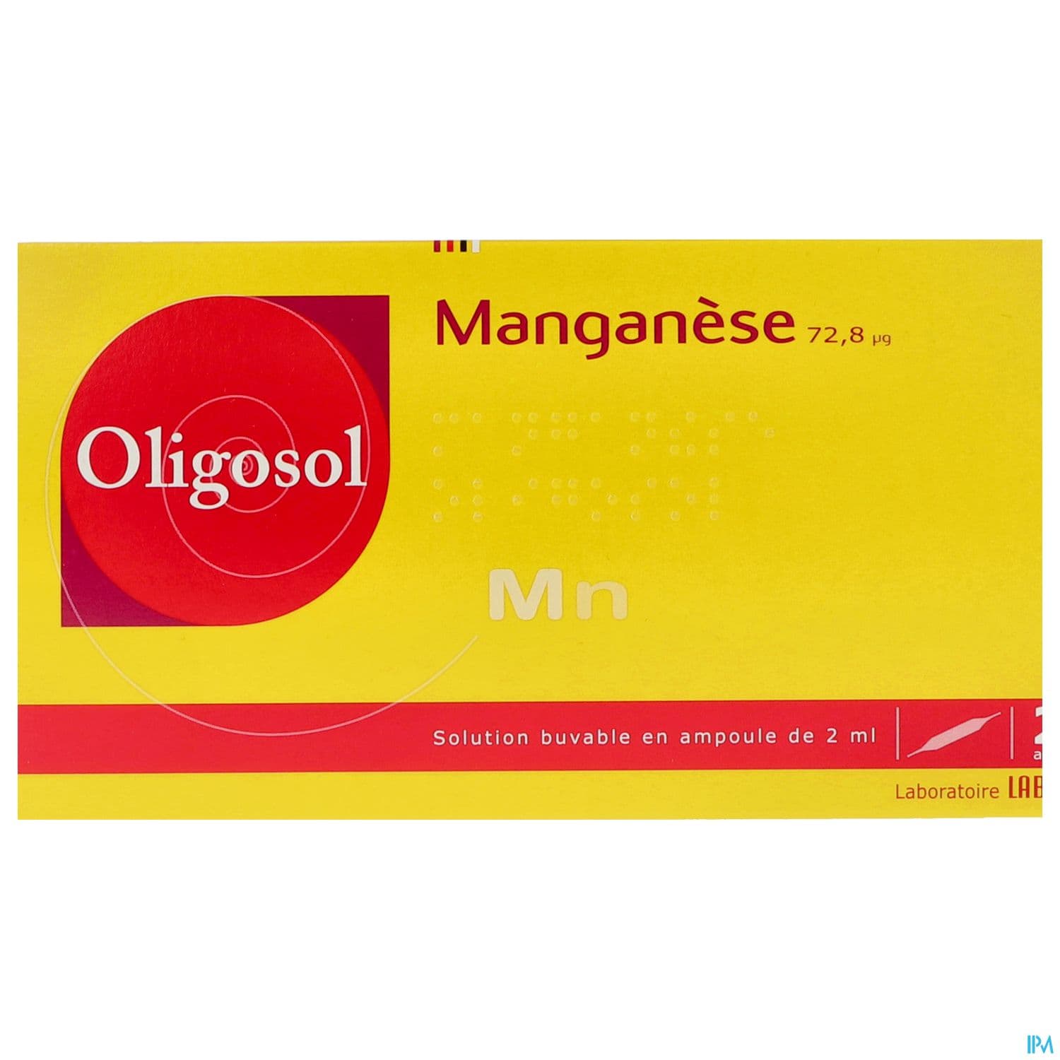 Oligosol Manganese Solution Buvable Ampoule 2ml 28