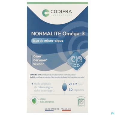 NORMALITE OMEGA-3 CAPS 30