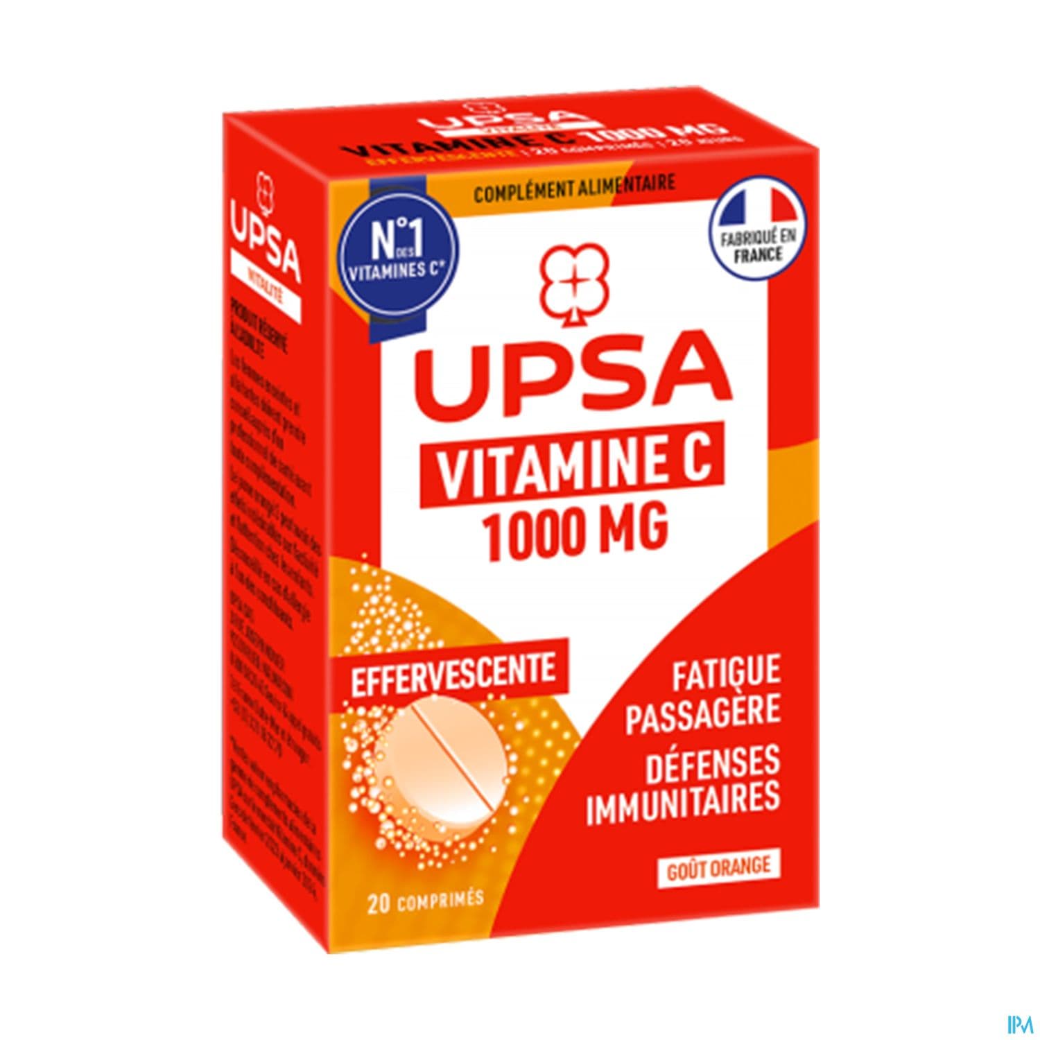 VIT C 1000MG UPSA CPR EFFERV 10 X2