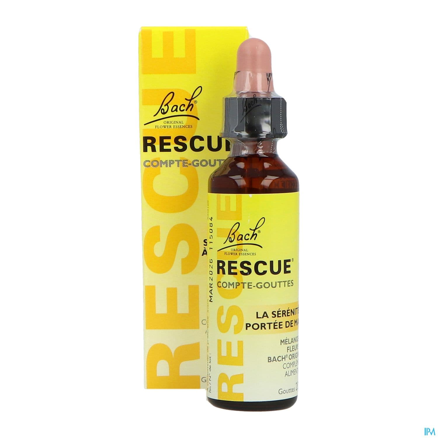 Rescue Bach Compte Gouttes 20ml